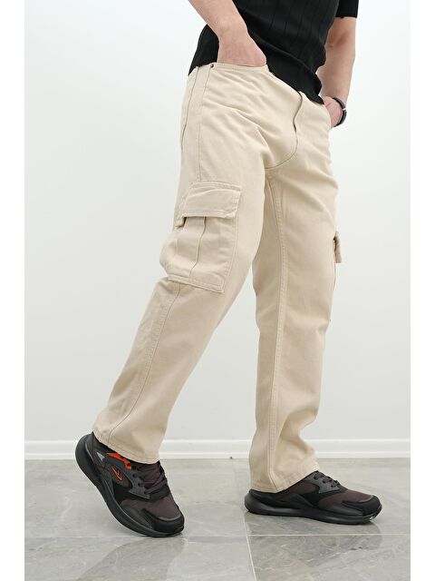 Oksit Cio 1250 Komando Baggy Fit Jean Kargo Pantolon - S000144344-19928
