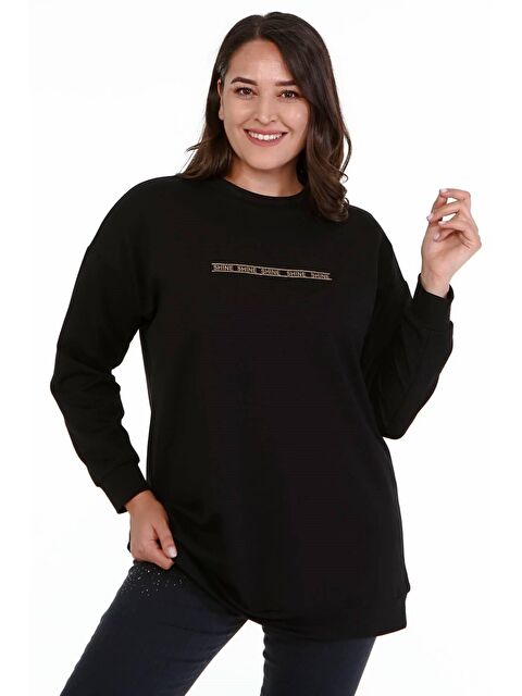 Mylinemoda Örme Baskılı Sweatshirt - S000239074-19351