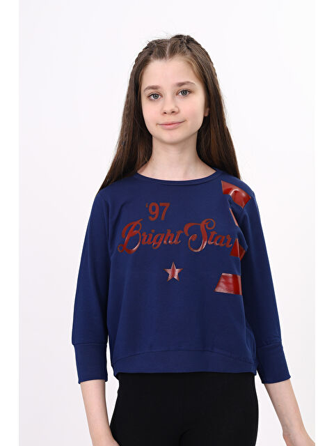 Toontoykids Kız Çocuk Baskılı Tişört