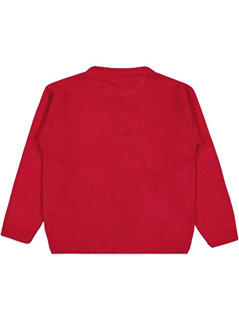 Civil Girls Büyük Çiçek Desenli 6-9 Yaş Kazak - Fusya 7-8 Yaş - S000483672-18686