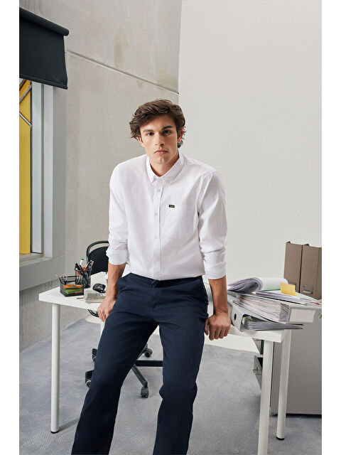 Lee Regular Fit Normal Kesim %100 Pamuk Uzun Kollu Gömlek - S000470689-20063