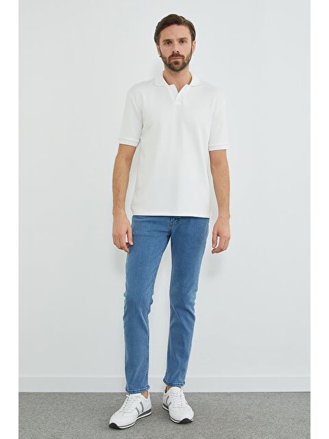 Fullamoda Fermuarlı Slim Fit Jean