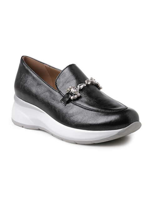 Comart Kadın Klasik Ayakkabı 5D5140 5140 DUBAI Nero