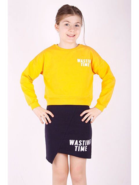 Toontoykids Kız Çocuk Wasting Baskılı Etekli Takım - S000418948-20074