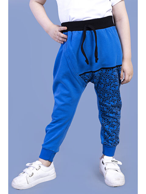 Toontoykids Erkek Çocuk Kurukafa Baskılı Şalvar Tarzı Eşofman Altı - S000417594-23710