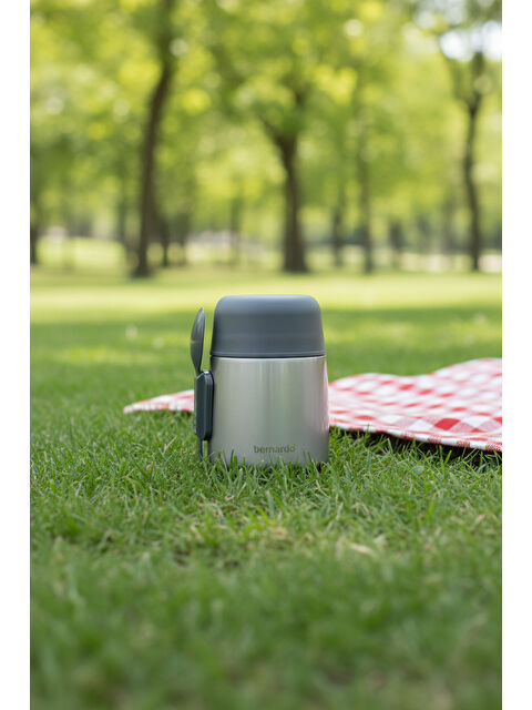 BERNARDO Duo Yemek Termosu 500 ml Metalik Gri