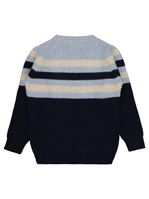 Civil Boys Çizgili 6-9 Yaş Kazak - Lacivert6-7 Yaş - S000473746-21164