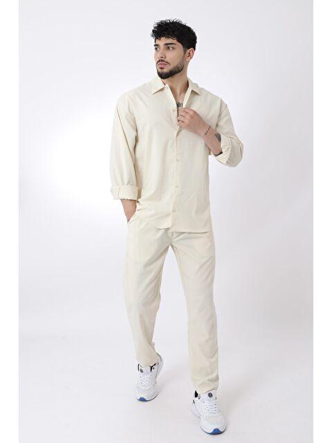 Stilkombin Armüllü Desen Rahat Jogger Erkek Takım PBR 1022_72006 - S000204981-19966