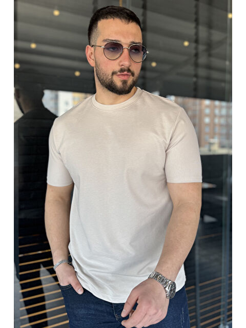 Mishar İtalia Erkek Bisiklet Yaka Basic Tişört - S000361381-19928
