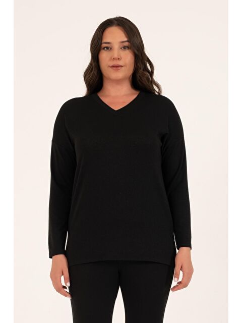 Mylinemoda Basic V Yaka Triko Kazak - S000239084-19351