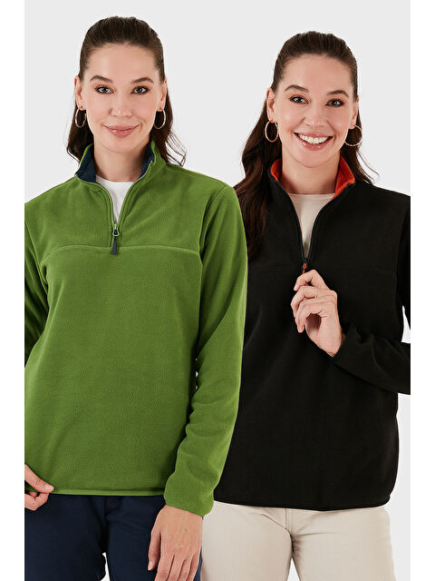 Lela Slim Fit Yumuşak Dokulu Anti-Pilling Tüylenme Yapmayan 2'li Paket Polar 5907000S2 - S000463889-37472