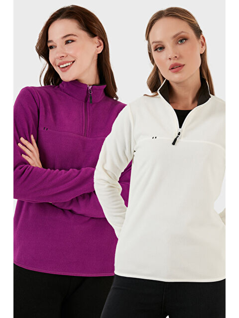 Lela Slim Fit Yumuşak Dokulu Anti-Pilling Tüylenme Yapmayan 2'li Paket Polar 5907000S2 - S000463889-37539