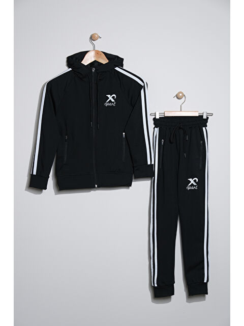 Pina Kids Unisex Dalgıç Kumaş Spor  Çocuk Eşofman Takımı ESF.2525 - S000350215-19351