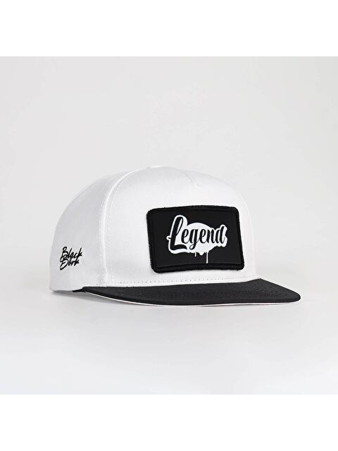 BlackBörk Legend Logolu Siyah-Beyaz Hip Hop Şapka