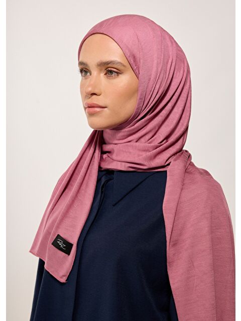 Rabia Z Tesettür Şal - Gül Kurusu Viskon - S000387662-20028