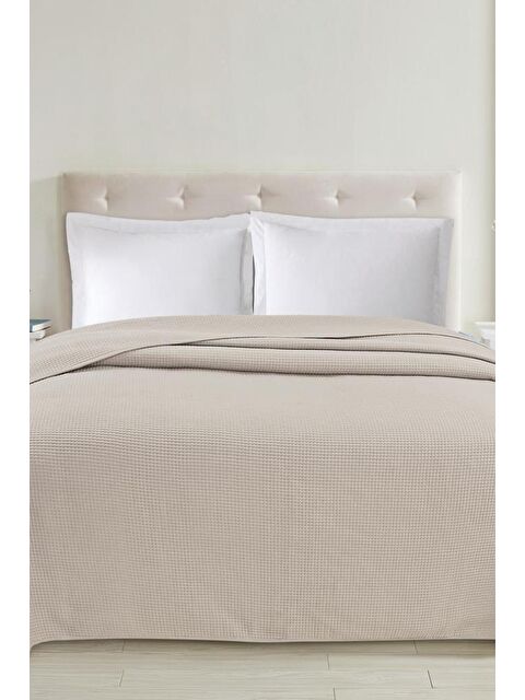 Çeyiz Diyarı Jülide Tek Kişilik Tek Pike 160x220 cm Bej - S000496383-19928
