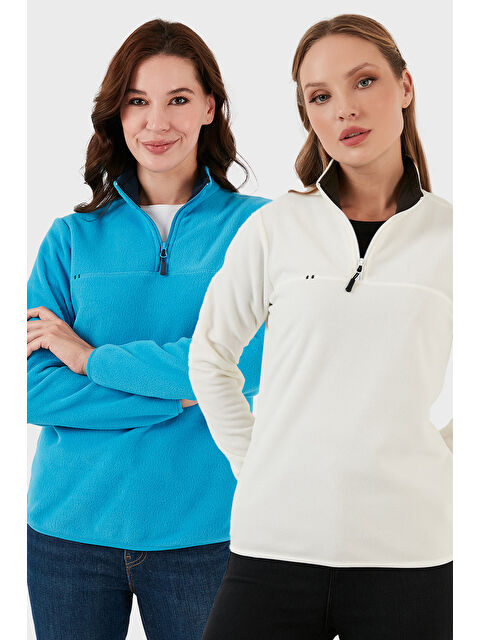 Lela Slim Fit Yumuşak Dokulu Anti-Pilling Tüylenme Yapmayan 2'li Paket Polar 5907000S2 - S000463889-19965