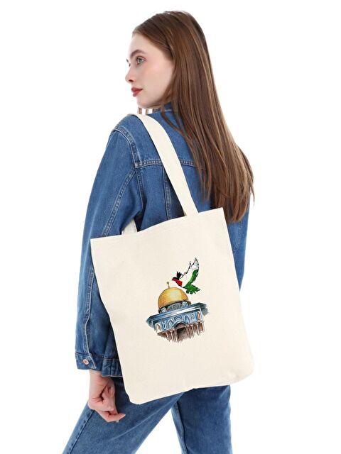 Bagg Kanvas Baskılı Bez Çanta - S000147578-19966