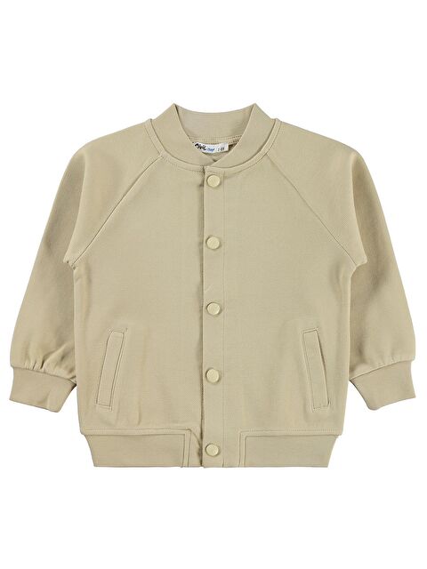 Civil Boys Pike 2-5 Yaş Hırka - Bej