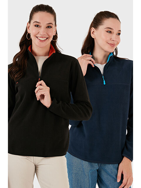 Lela Slim Fit Yumuşak Dokulu Anti-Pilling Tüylenme Yapmayan 2'li Paket Polar 5907000S2 - S000463889-37355