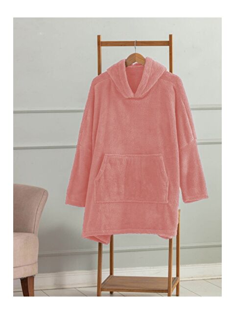 Mulberry Wellsoft Kapüşonlu Giyilebilir Tv Battaniyesi Unisex Over Size