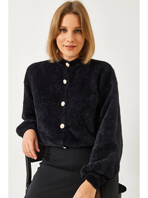 SHADE Kadın Beş Düğmeli Triko Hırka - S000349953-19351