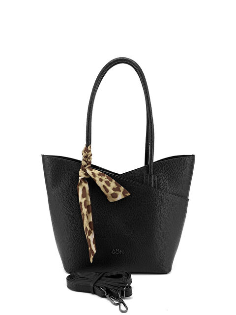 GÖNDERİ(R) Kadın SİYAH Yavrulu Omuz Çantası