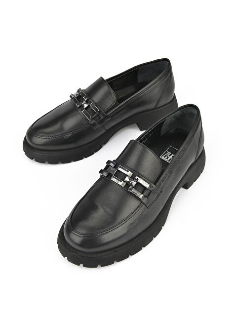 Ziya Ayakkabı Kadın Hakiki Deri Ayakkabı 14319Z44353 Siyah - S000343499-19351