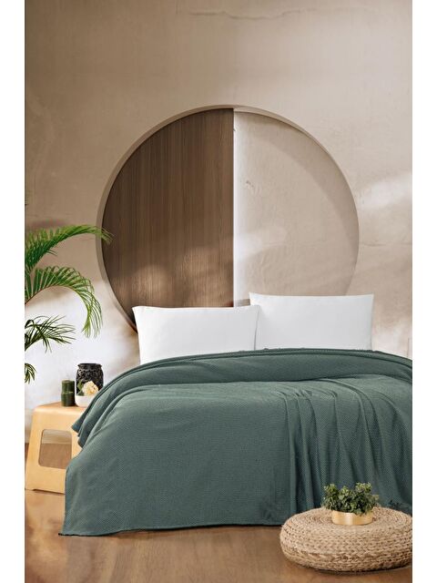 Mulberry Macar Tek Kişilik Pike Pamuklu Yatak Örtüsü 170x230