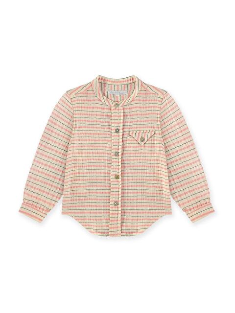 Pan Con Chocolate Erkek Çocuk Gömlek Ekru - S000503453-19965