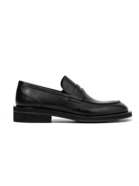 John May Erkek Siyah Loafer VH-JMY 29-11 Siyah Antik - S000509143-19351