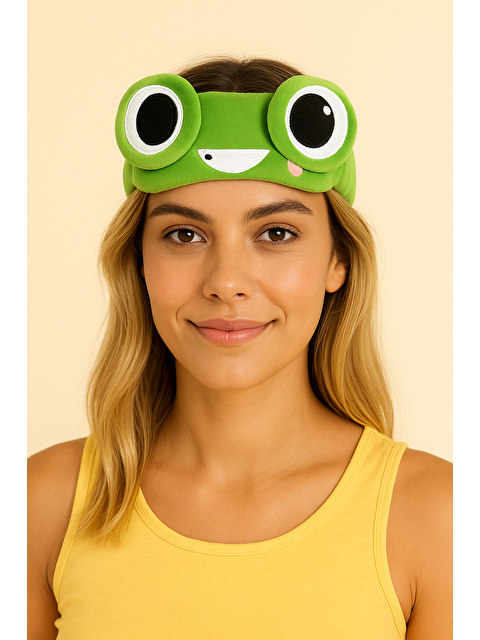 Katia And Bony Kurbağa Desenli Göz Uyku Bandı