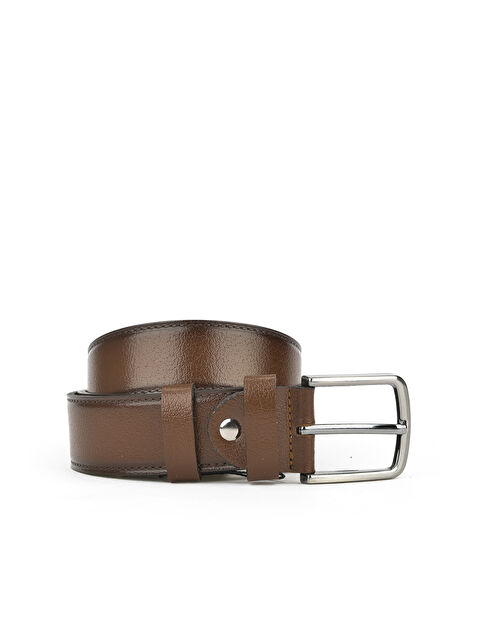 Ziya Ayakkabı Hakiki Deri 4 cm Erkek Kemer 151980Z201 Taba - S000316119-17365