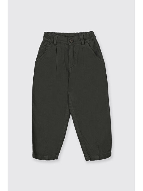 Panço Erkek Bebek Beli Lastikli Haki Pantolon - S000524233-18547
