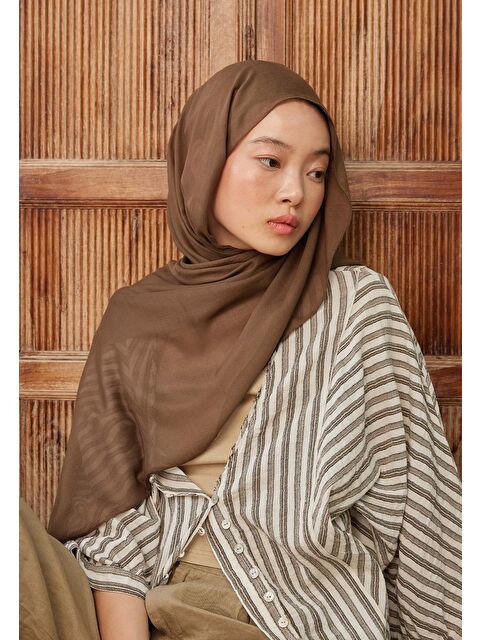 Fresh Scarfs Rami Viskon Şal Toprak - S000420268-14742