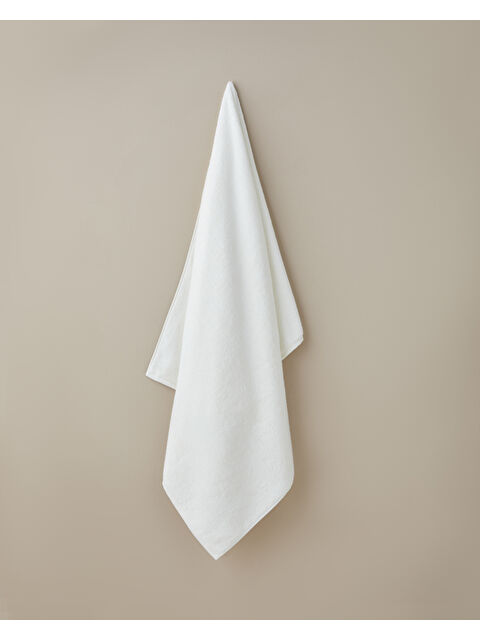 English Home Aqua Pamuk Banyo Havlusu 90x150 cm Fildişi