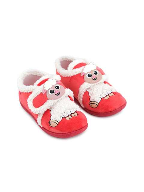 Gezer Kışlık Cırtlı Ayarlanabilir Rahat İç Taban Kız Çocuk Panduf Ayakkabı