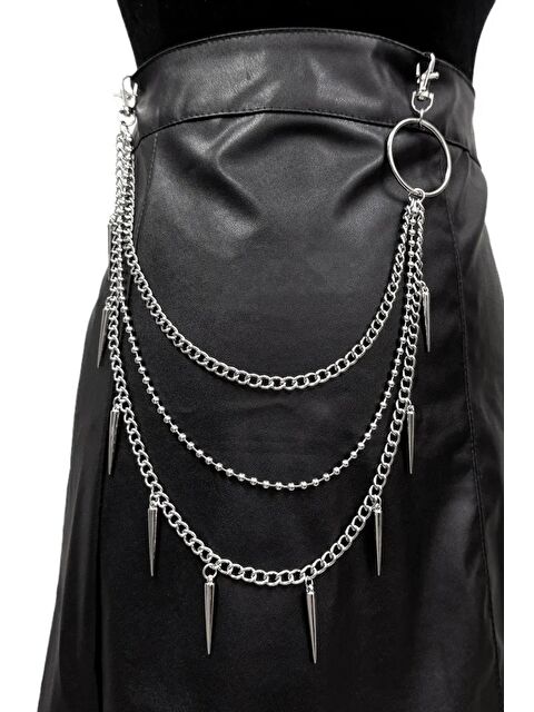 New Obsessions Gotik Bel Zinciri Pantalon Askısı Kemer - S000387671-20600