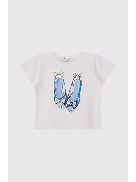 Panço Kız Bebek Beyaz Bluz