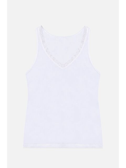 Koza İç Giyim Kadın 2'li Dantel Detaylı Atlet - S000307704-20063