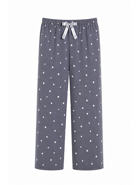 Formo Kadın Desenli Viskon Düz Paça Pijama Altı