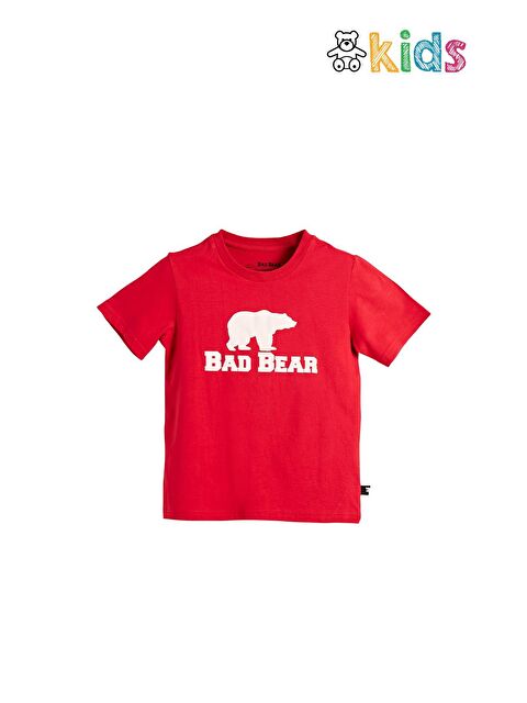 Bad Bear Bear Tee Kids Crimson Red Kırmızı Tişört Çocuk Tişört - S000247451-20045