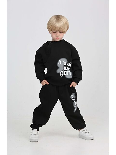 Toontoykids Erkek Çocuk Yaka Fermuarlı Eşofman Takım - S000443926-19351