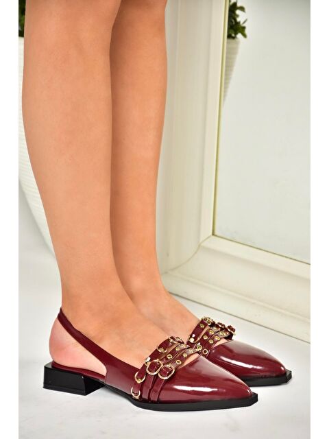 Fox Shoes U5187005 Bordo Kadın Ayakkabı - S000386173-19951