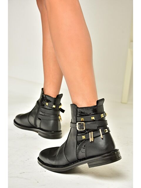 Fox Shoes T3121247 Siyah Kadın Bot - S000285924-19351