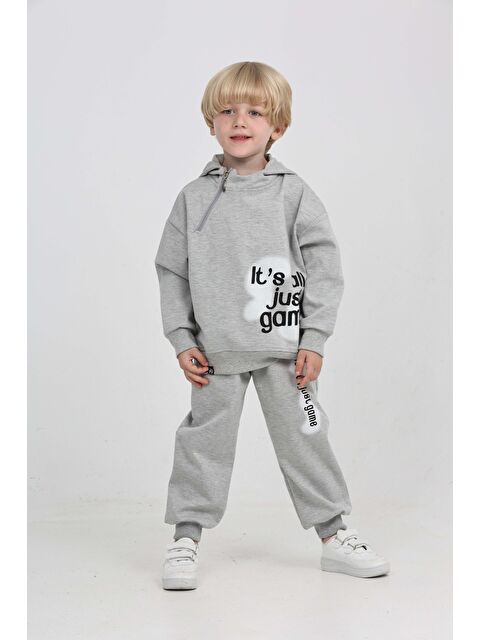 Toontoykids Erkek Çocuk Yaka Fermuarlı Eşofman Takım - S000443926-20600