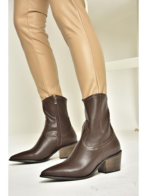 Fox Shoes T3566541 Kahverengi Kadın Bot - S000285927-19413