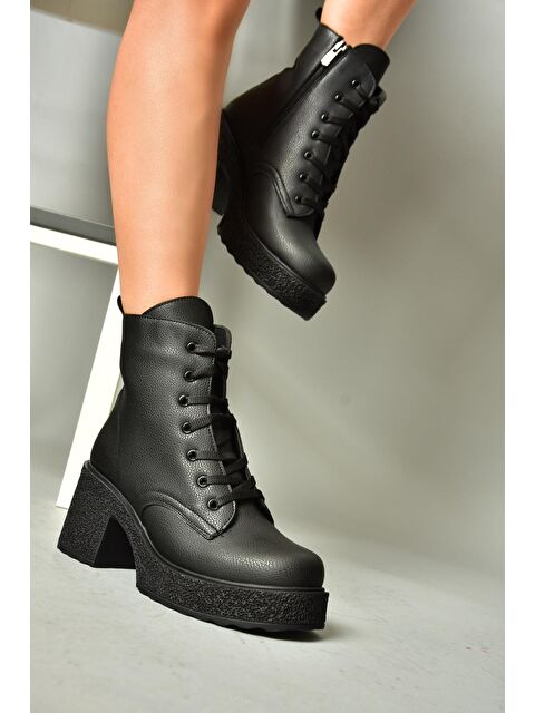 Fox Shoes T9965330 Siyah Kadın Bot - S000285931-19351