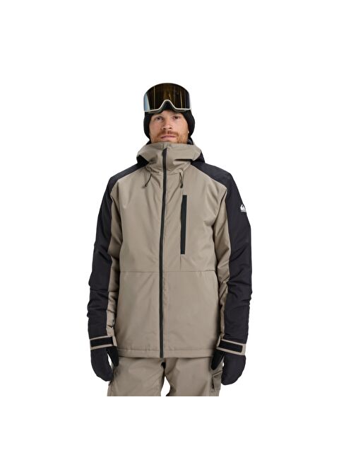 Quiksilver Mission Block Jk Erkek Bej Snowboard Kayak Montu - S000489938-25636