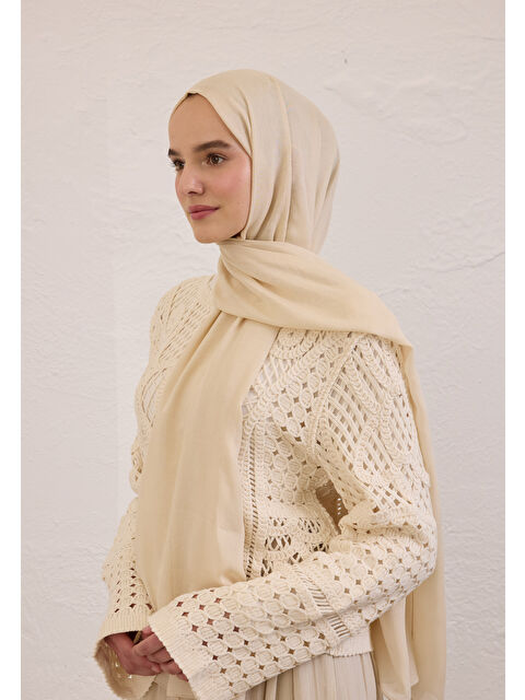 Fresh Scarfs SOFT VİSKON ŞAL BEJ - S000414328-24202